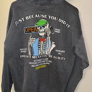 “Just Because You Did It Doesn’t Mean You’re Guilty” Graphic Sweatshirt
